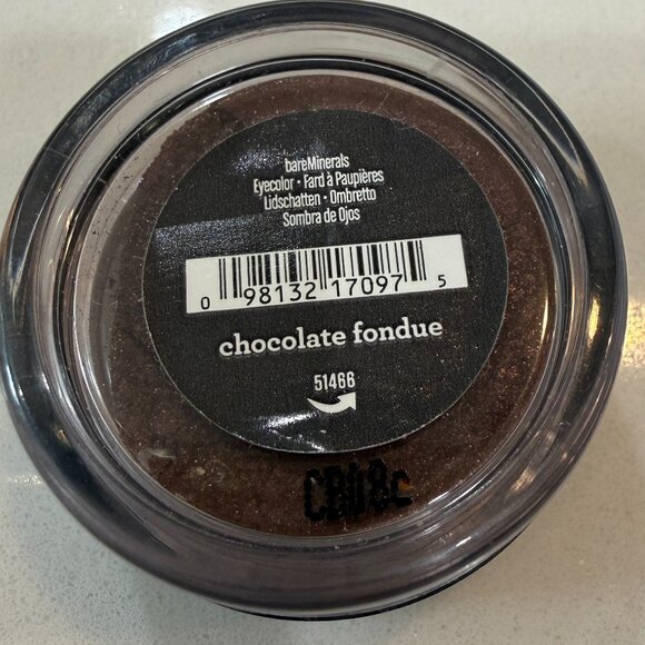 bareMinerals CHOCOLATE FONDUE Eyeshadow Brown Loose Minerals 57 g / .02 oz NWT - Picture 1 of 3